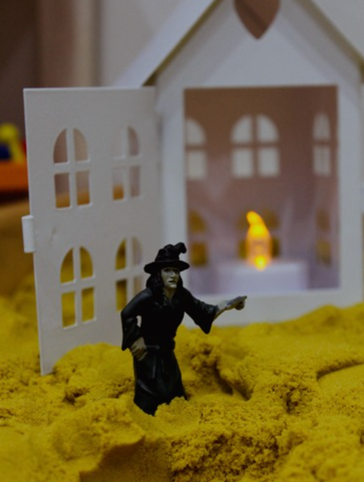 Basic Portable Sand Tray Starter Kit. - Miniatures Only. Over 80 Miniatures.