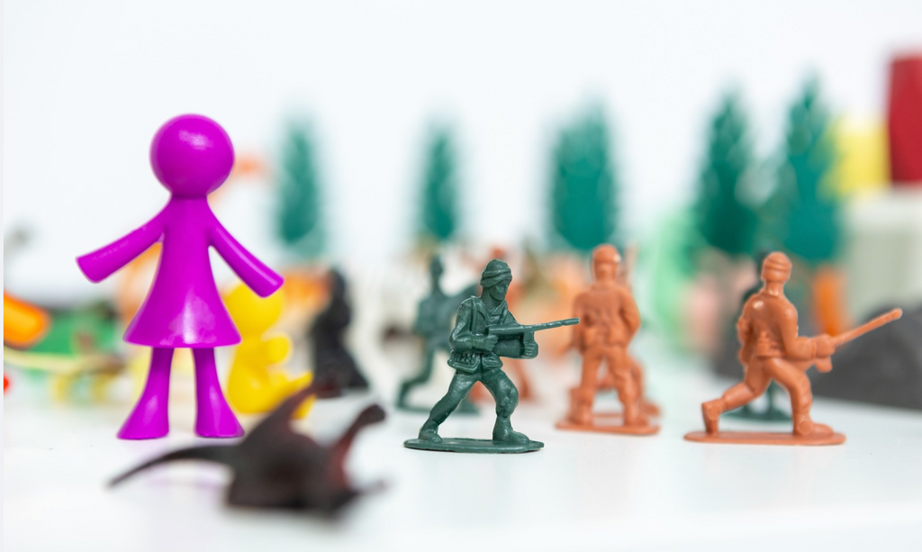 Basic Portable Sand Tray Starter Kit. - Miniatures Only. Over 80 Miniatures.